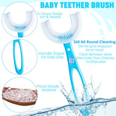 BPA Free Silicone Teething Toy for Baby (Large Pink)